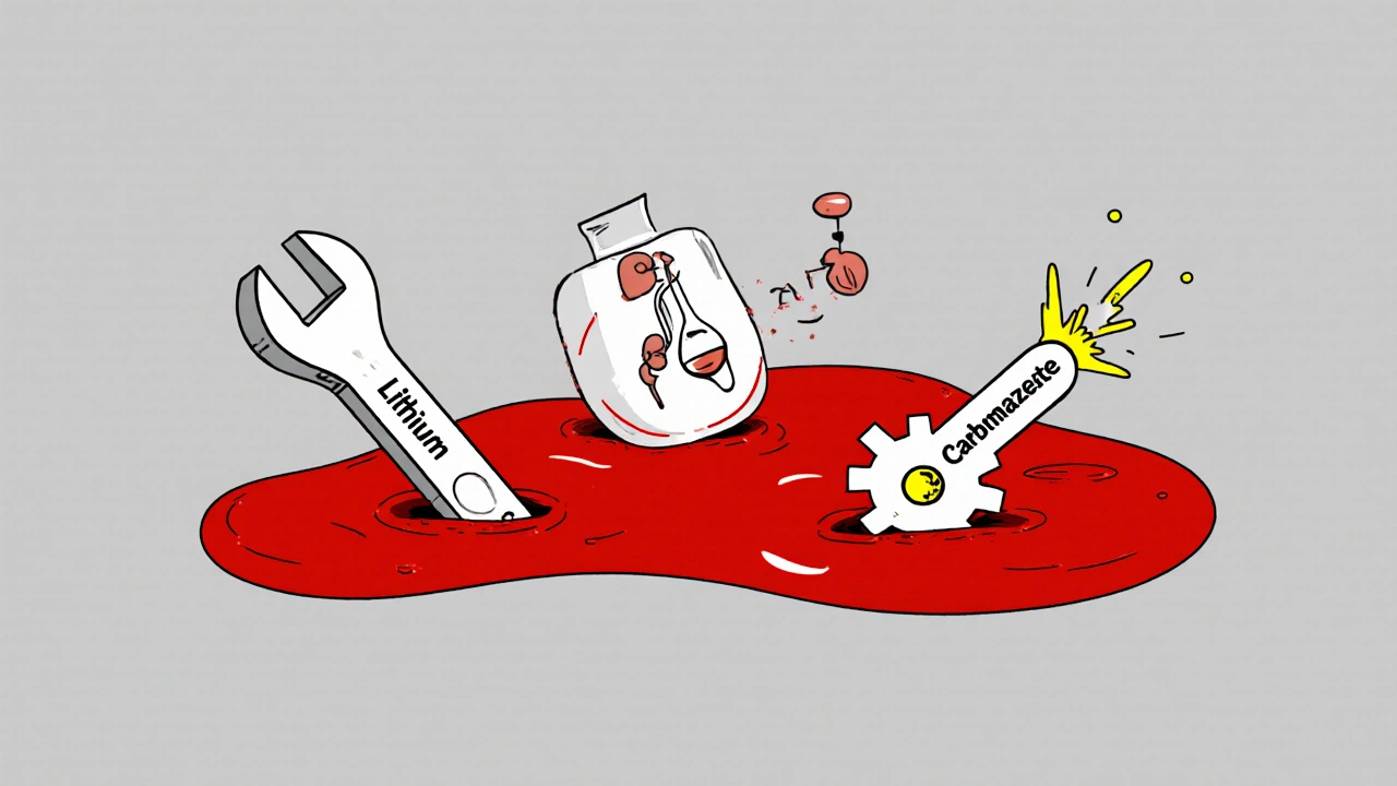 Mood Stabilizers: Lithium, Valproate, and Carbamazepine Interactions Explained