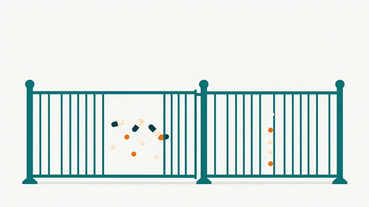 Comparison of wide vs narrow gates illustrating strict bioequivalence limits